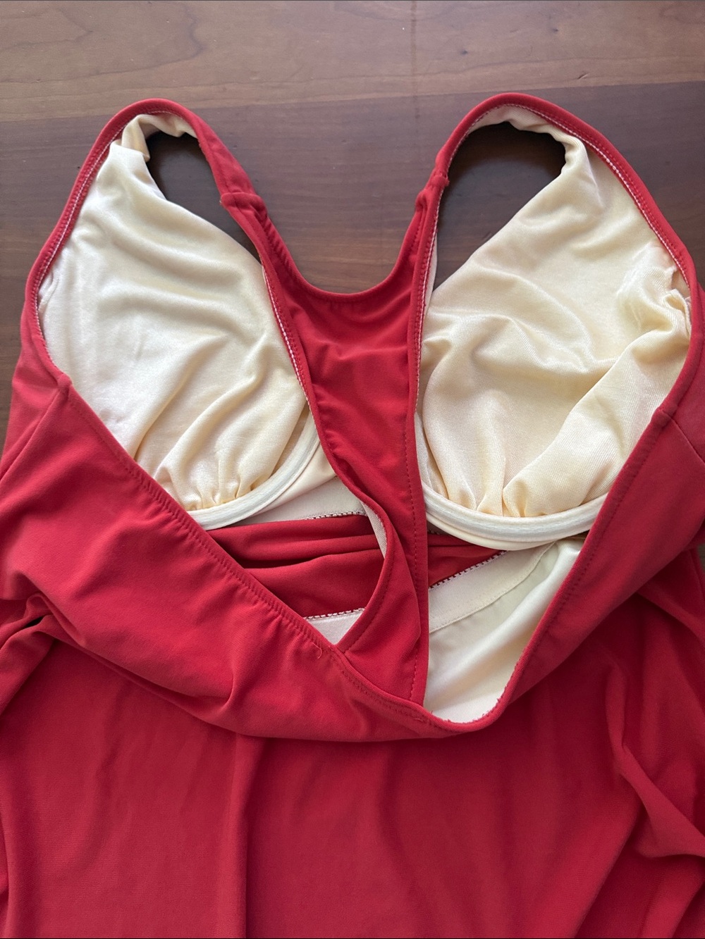 Magicsuit Red Racerback Tank with V-Neck - Picture 3 of 4